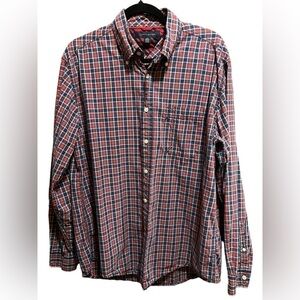 Vintage 07’ Tommy Hilfiger long sleeve button down plaid plaid size size Large